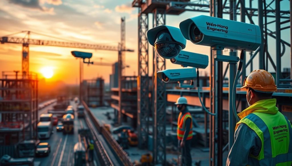 AI in surveillance technology for construction sites