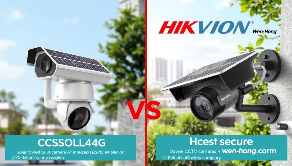 CCSOLAR4G camera features and Hikvision solar powered CCTV cameras comparison CCSOLAR4G camera features and Hikvision solar powered CCTV cameras comparison