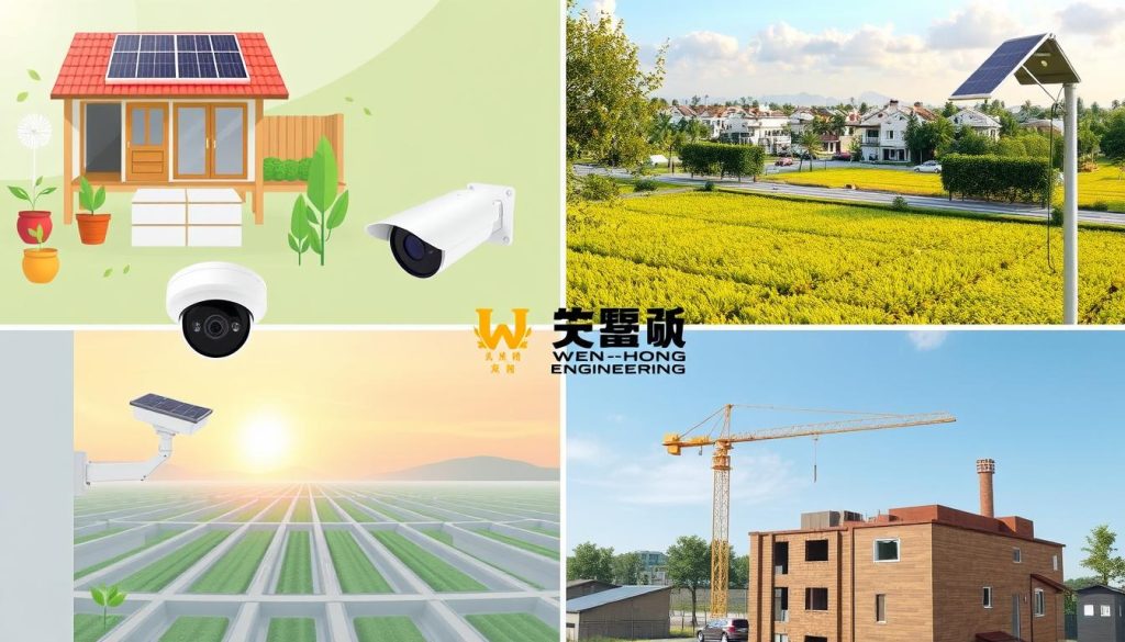 applications of solar CCTV cameras