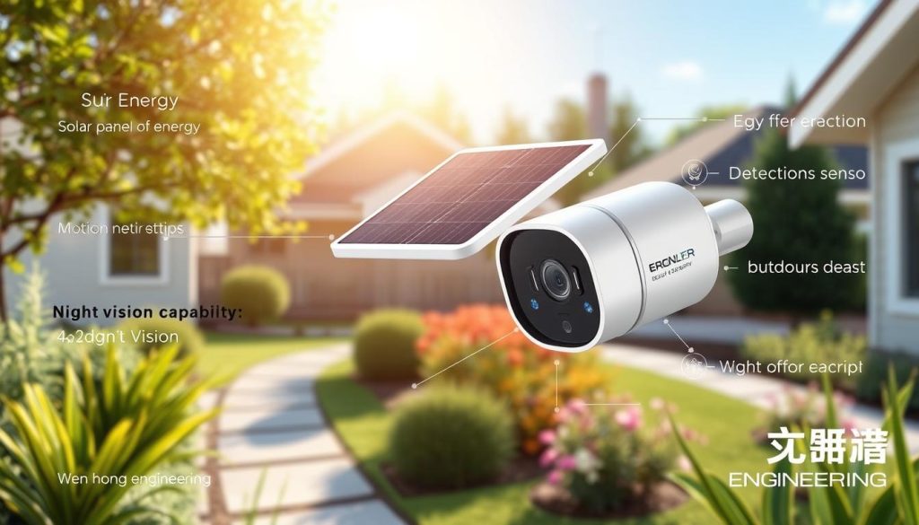 best solar outdoor camera features