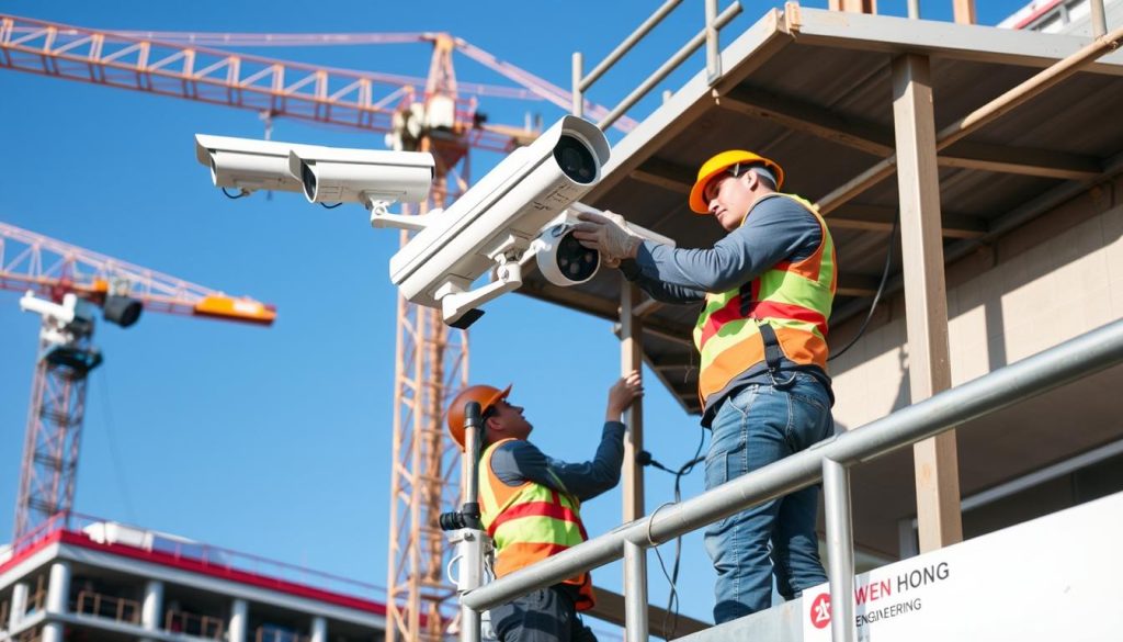 installation of construction surveillance cameras