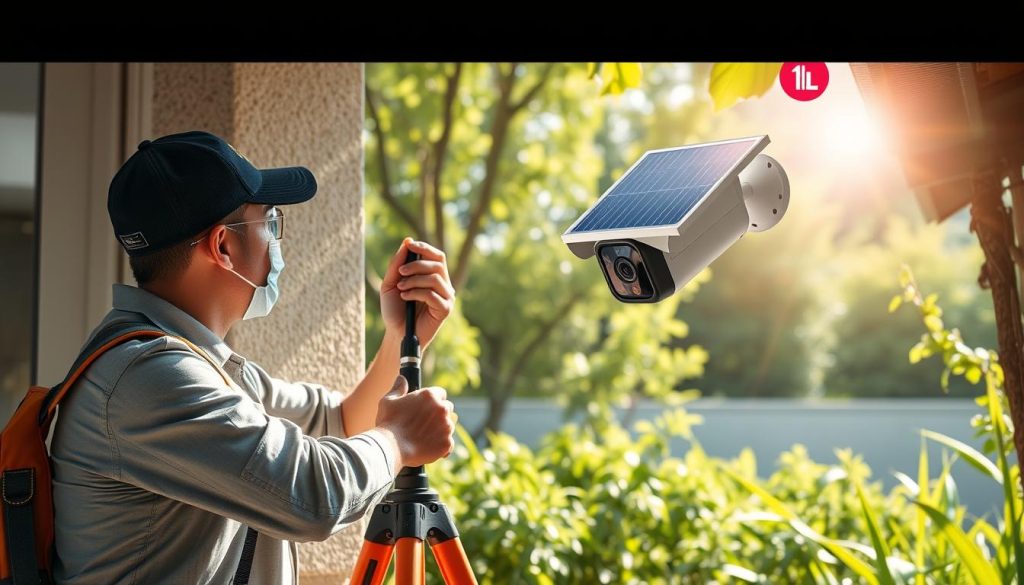 installation tips solar camera