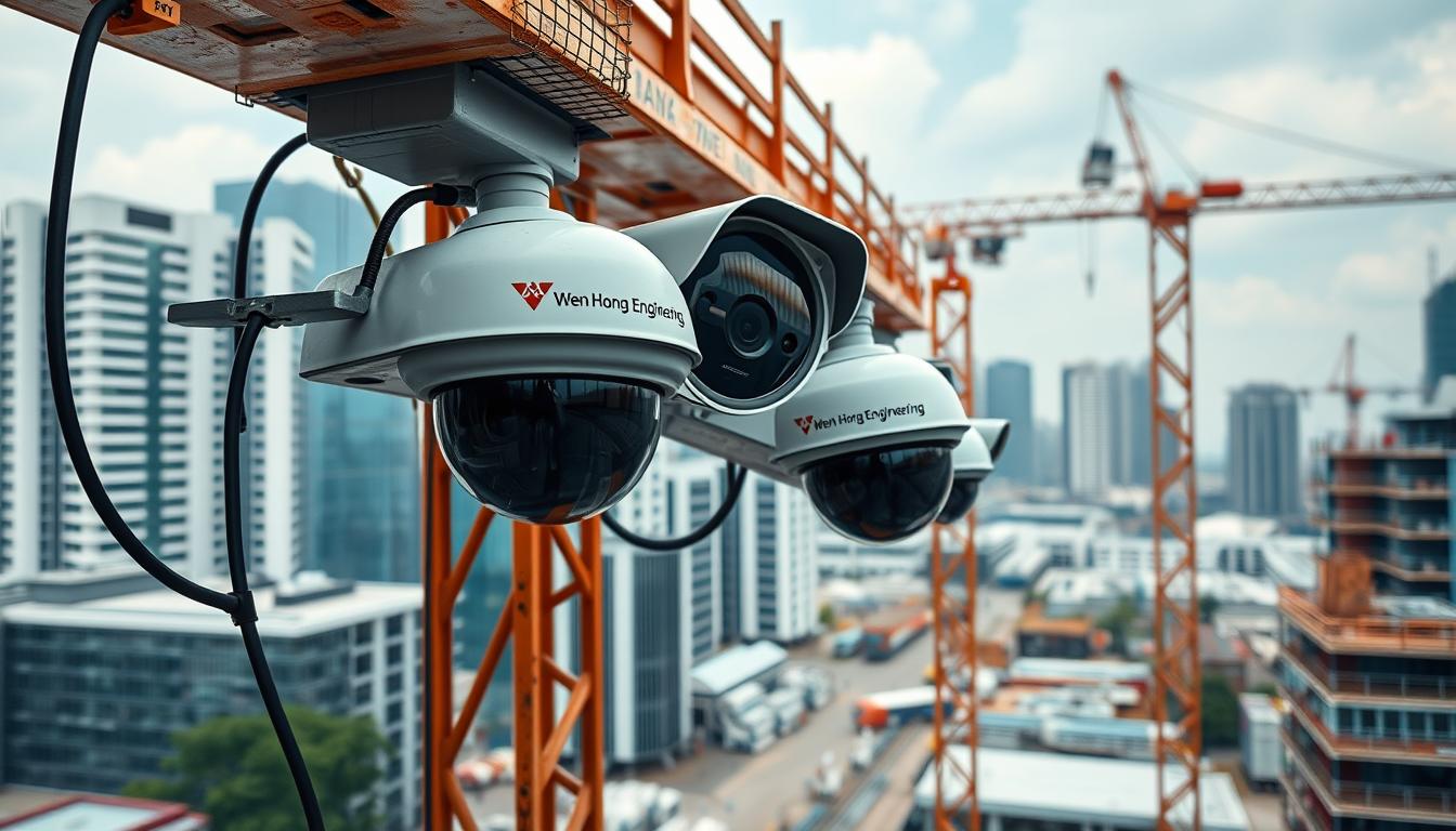 mobile security cameras for construction sites
