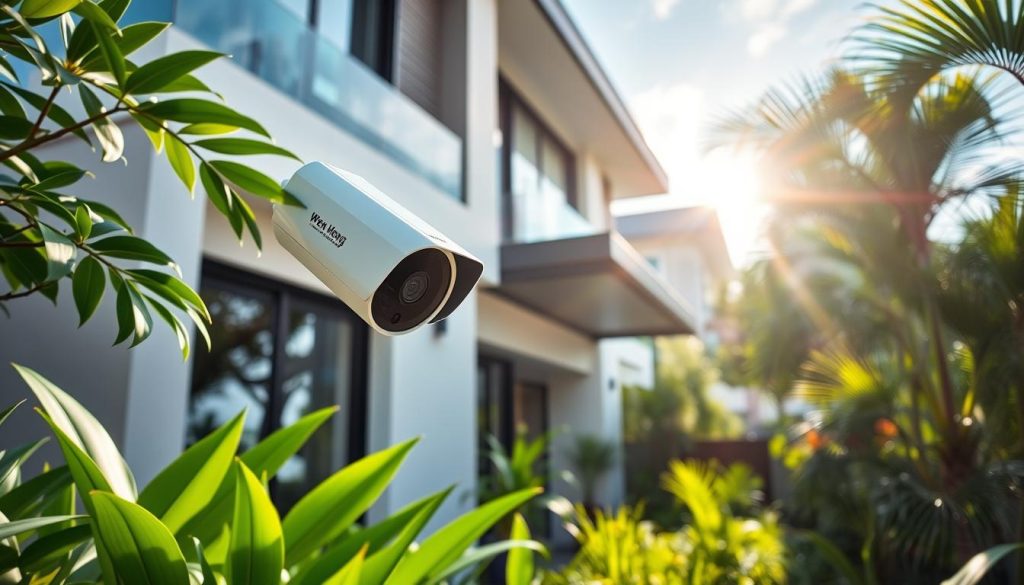 outdoor wireless solar camera system