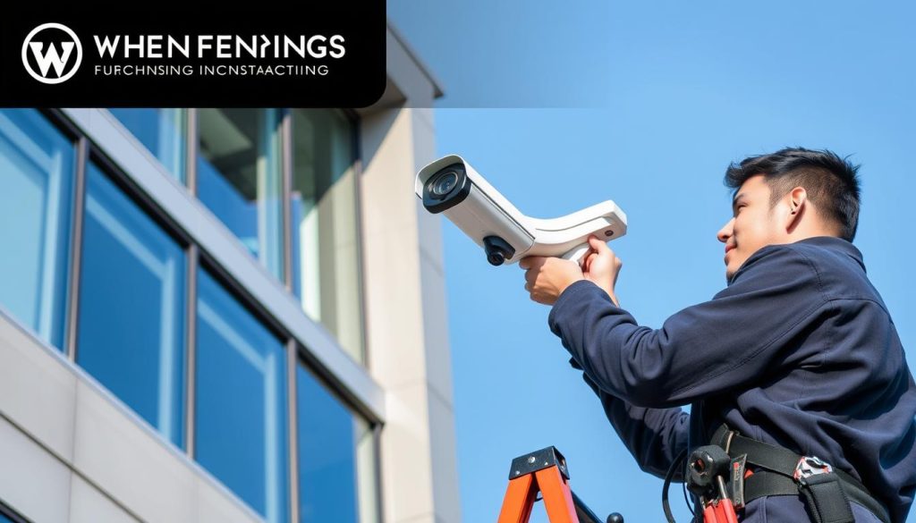 professional surveillance installation