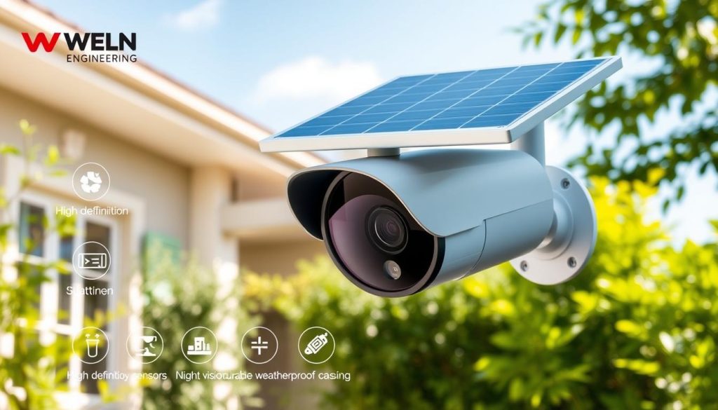 solar CCTV camera features