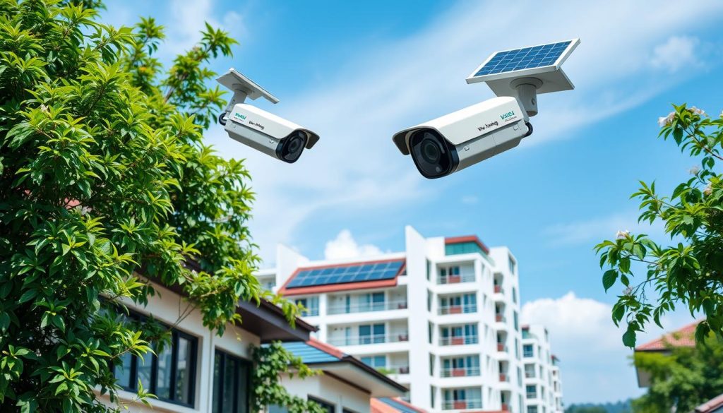 solar CCTV cameras Singapore