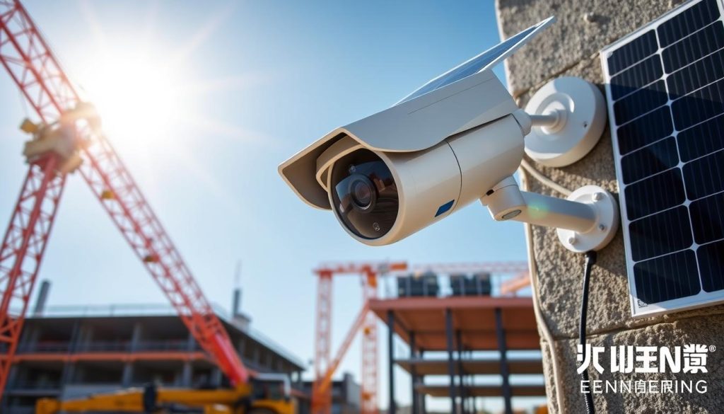 solar powered CCTV camera
