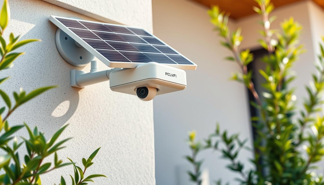 solar powered security camera with wifi