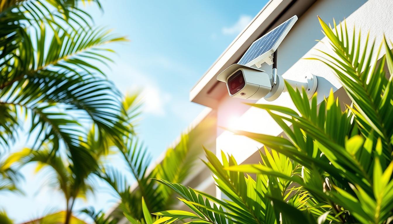 solar powered wireless security camera
