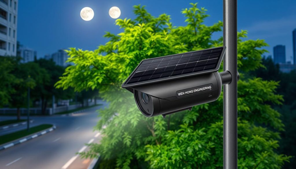 solar surveillance night vision