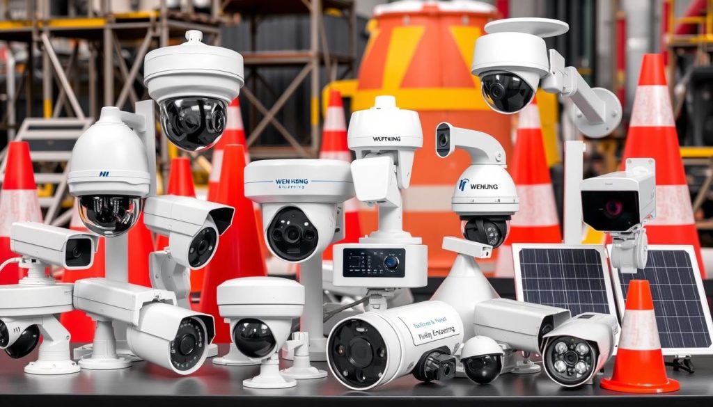 types of construction site security cameras