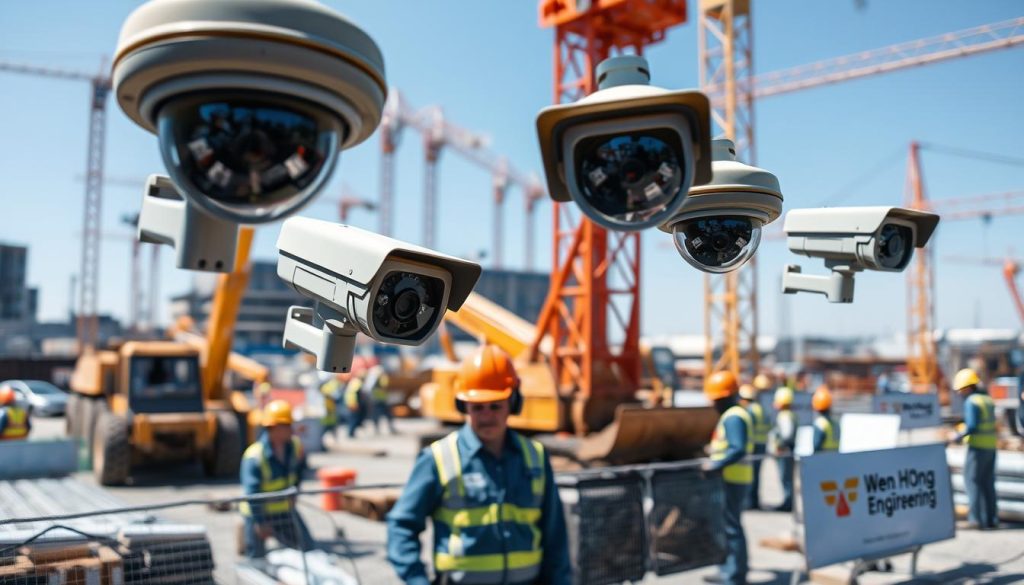 video surveillance for construction sites