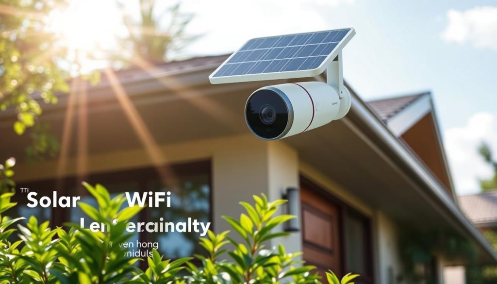 what is a solar wifi security camera