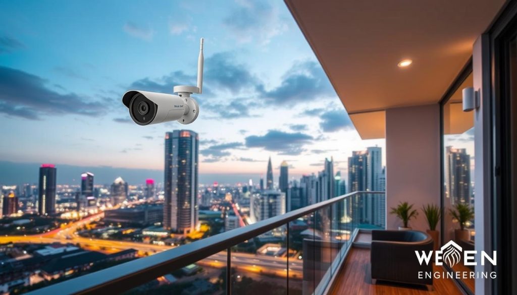 wireless security system for condos