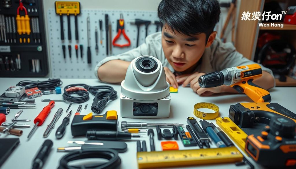 CCTV installation tools needed