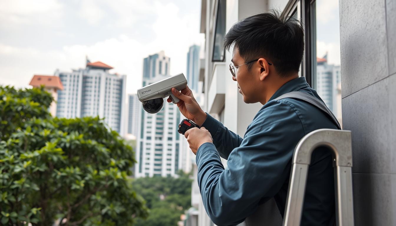DIY CCTV installation in Singapore