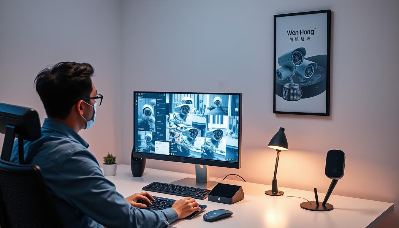 Monitor CCTV cameras online