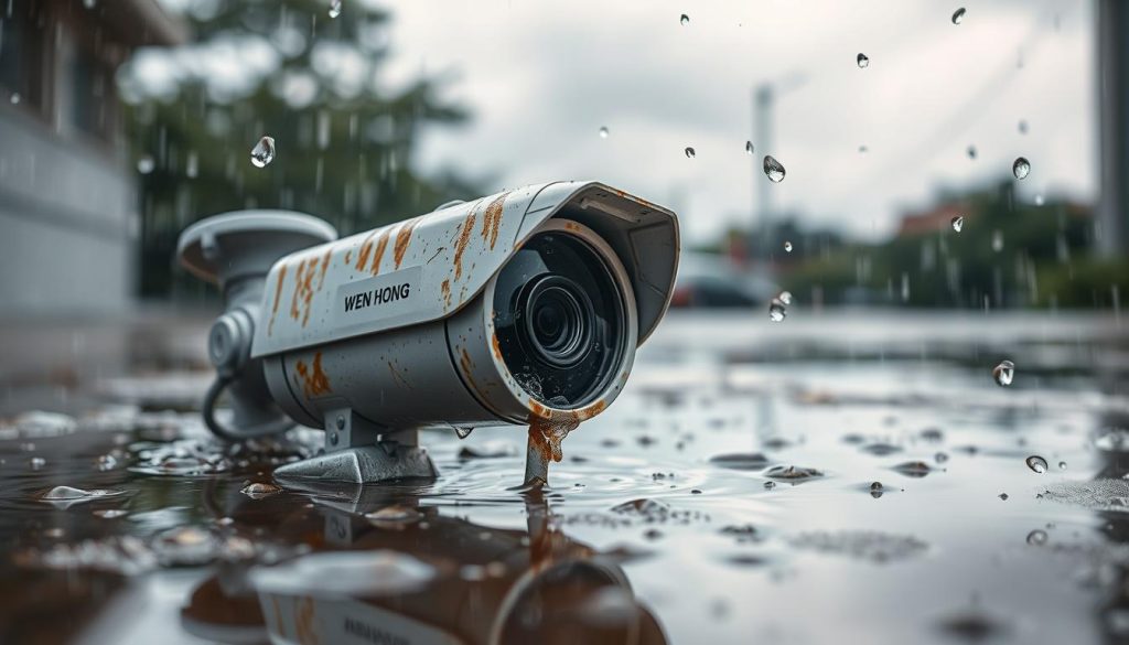 impact of water on surveillance cameras