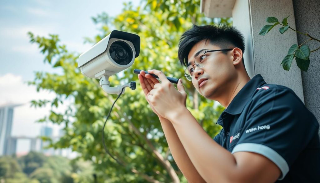 surveillance camera cleaning