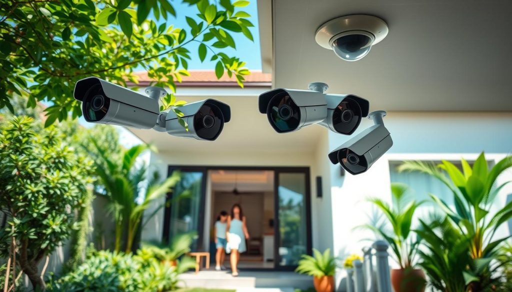surveillance camera setup