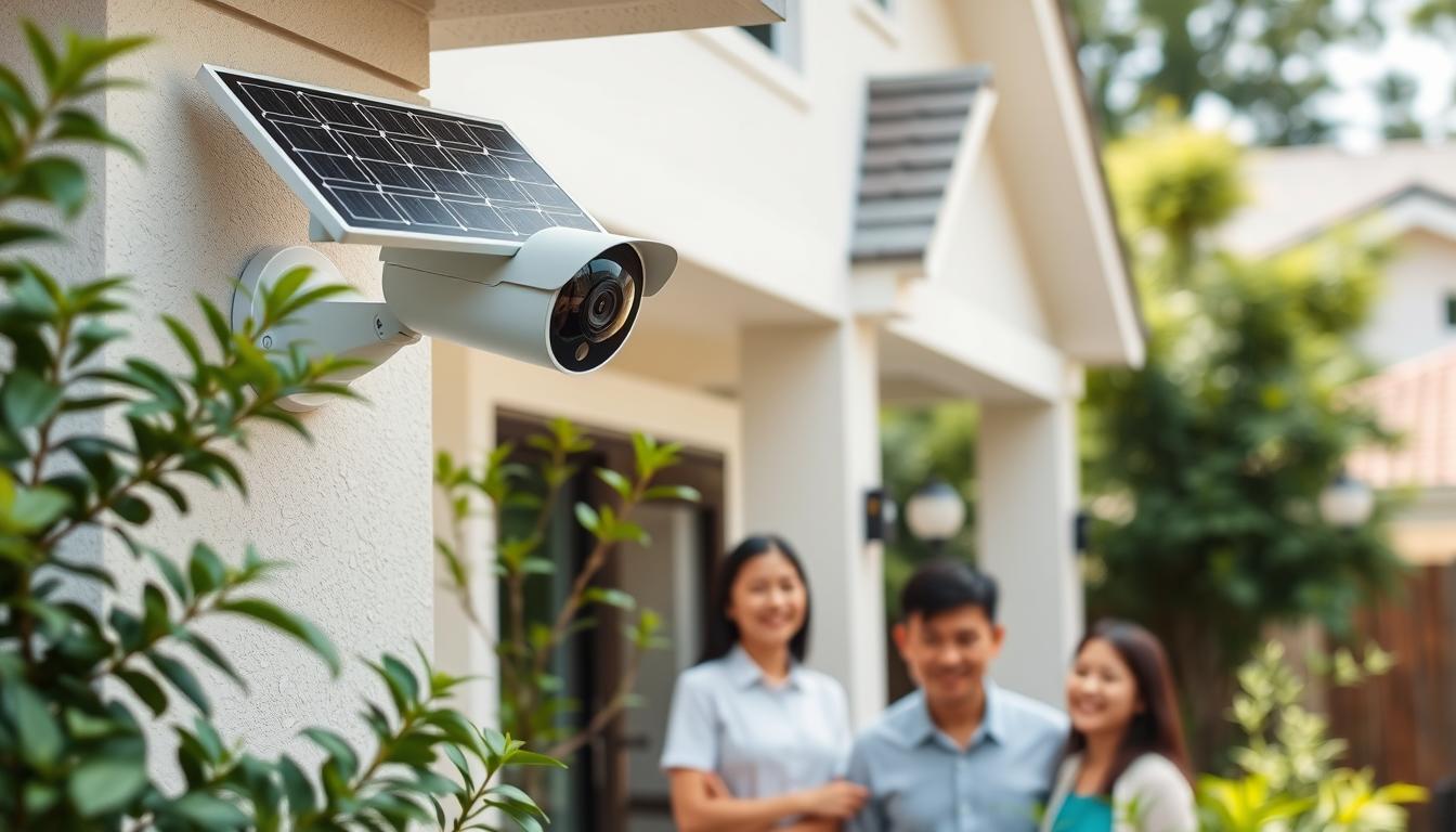 4G LTE solar security camera