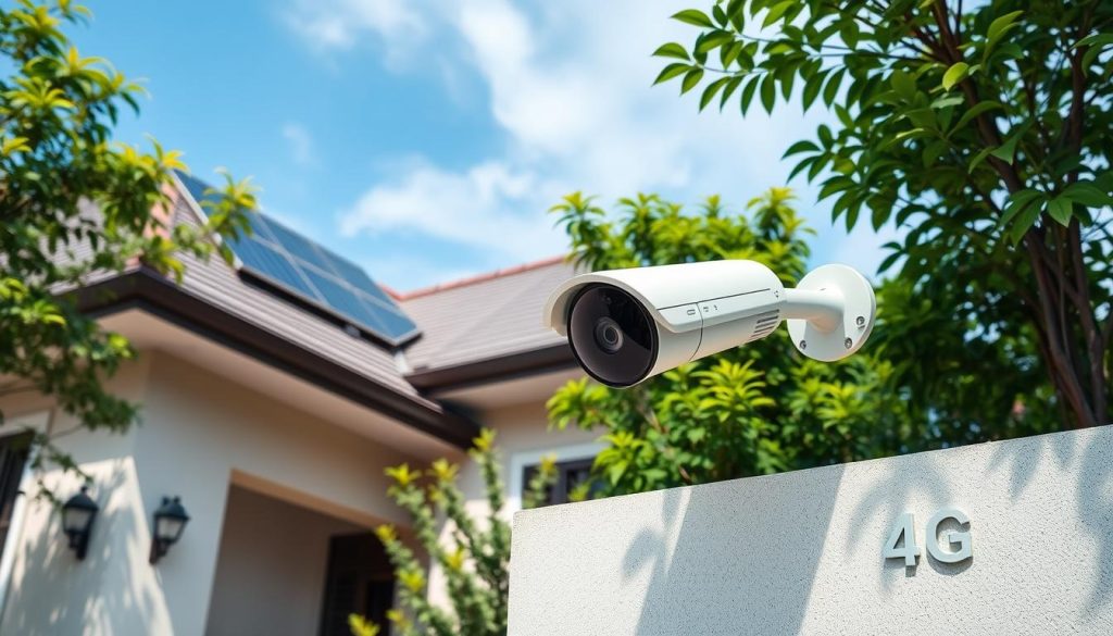 4G solar security cameras for remote monitoring