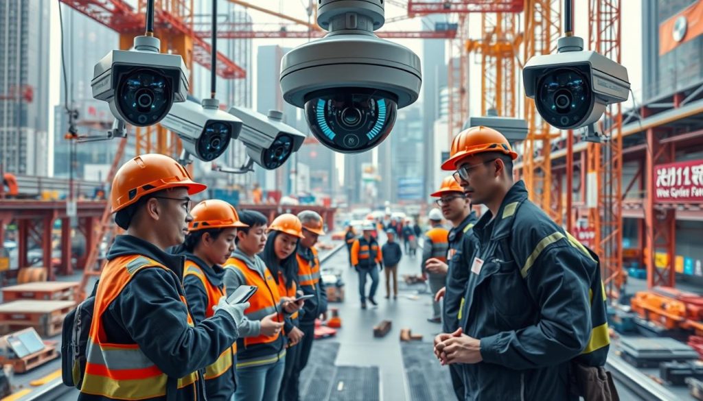 AI-powered surveillance for construction sites