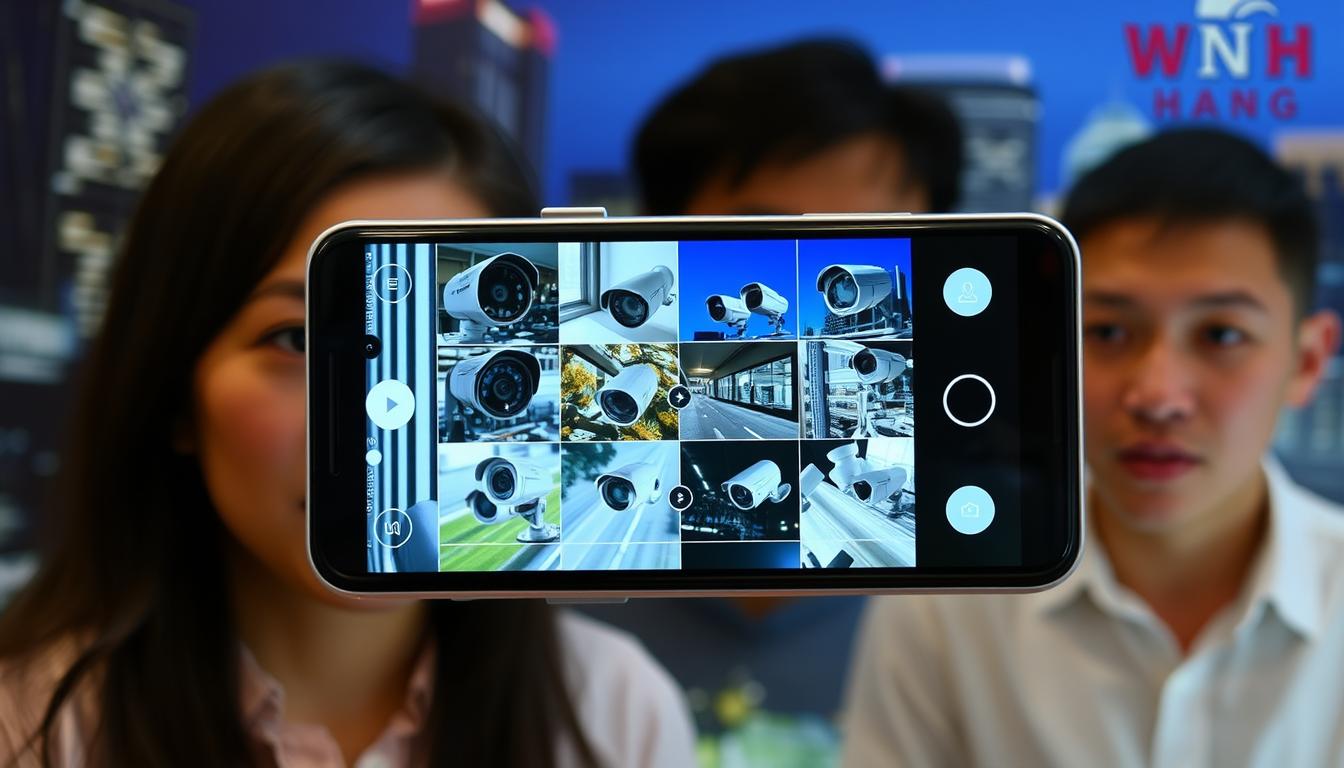 CCTV Status Monitoring on Phone