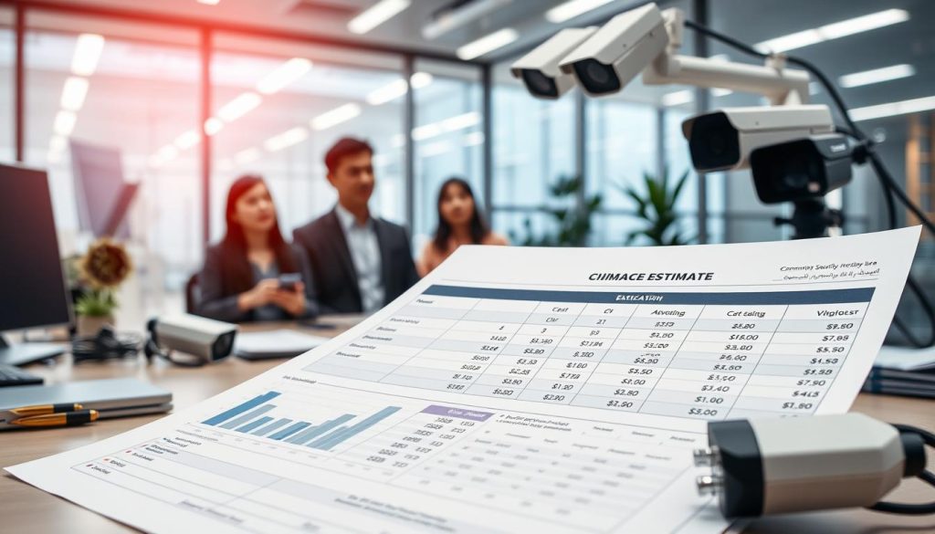 commercial security camera installation estimate