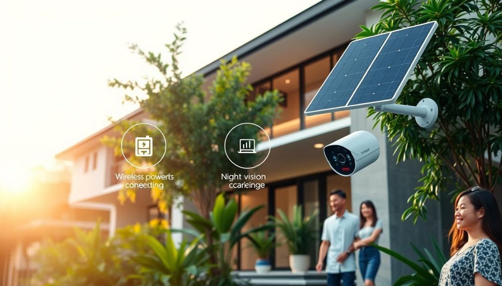 key features of solar powered security cameras
