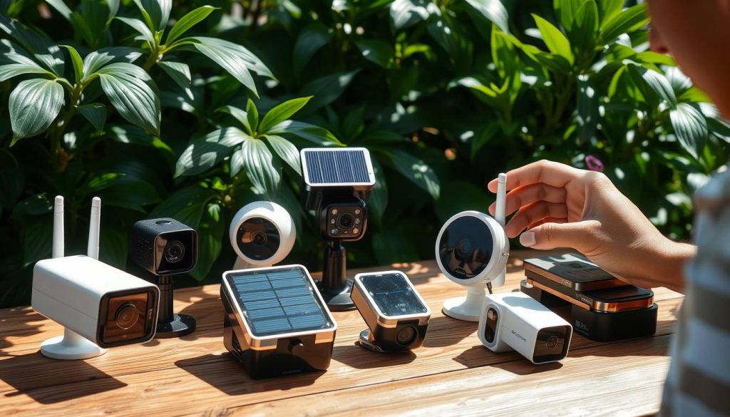 selecting a security camera