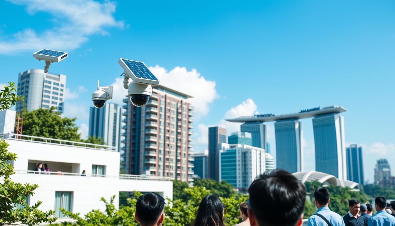 solar powered home security cameras in Singapore