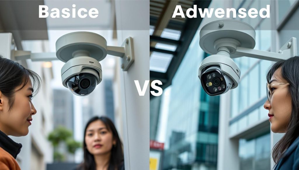 Basic vs Advanced CCTV Systems Comparison