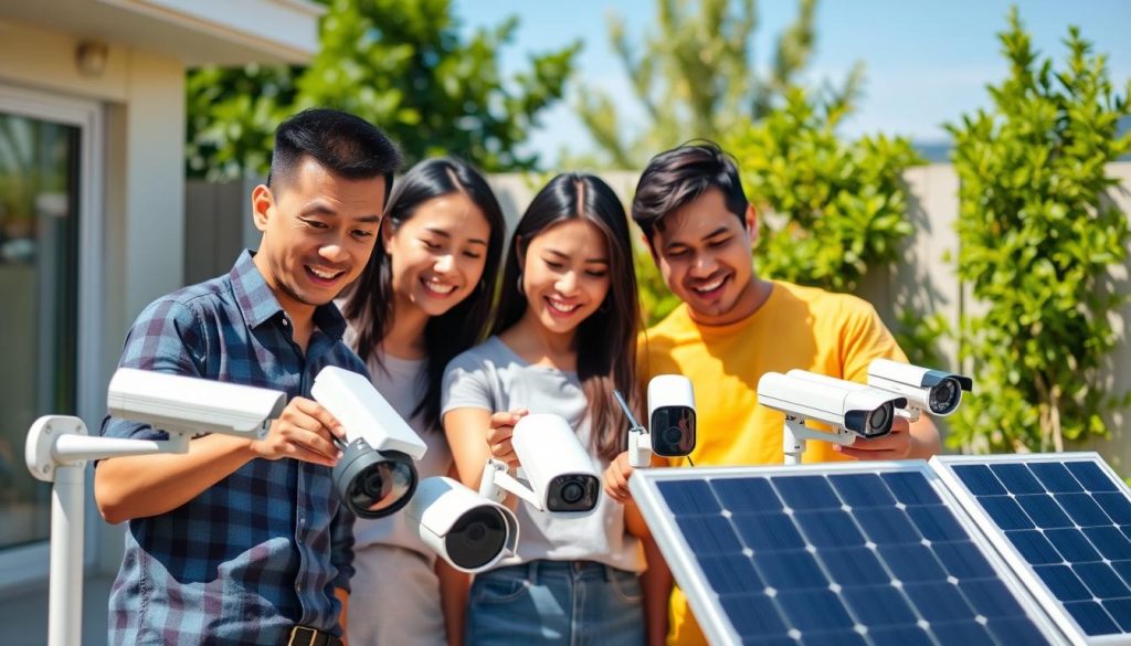 Choosing solar security cameras