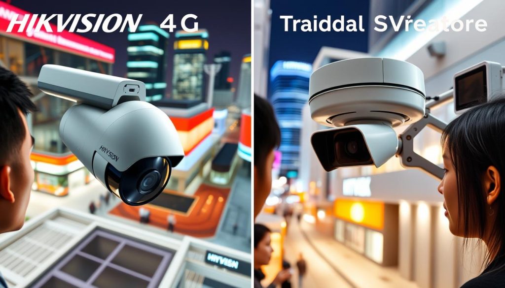 Hikvision 4G comparison with traditional security systems