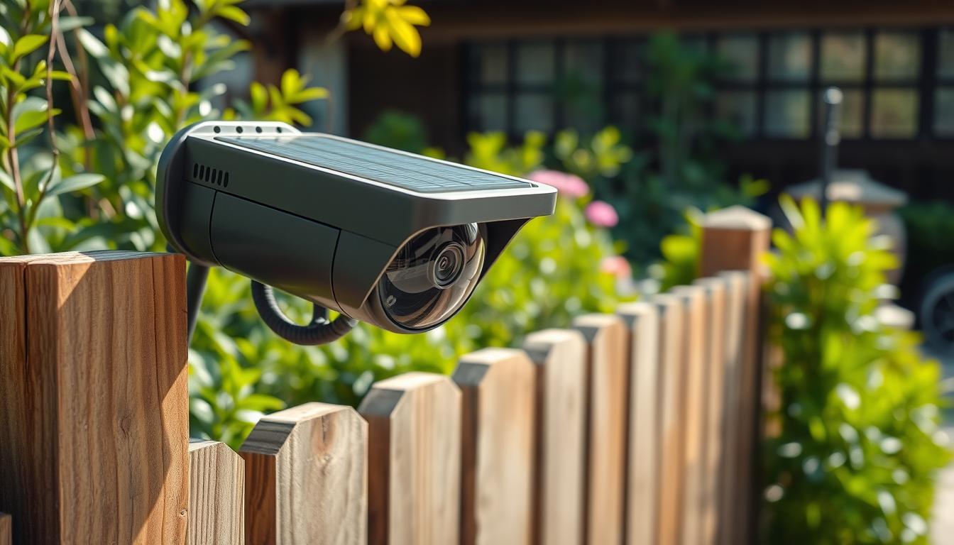 Remote solar powered security camera