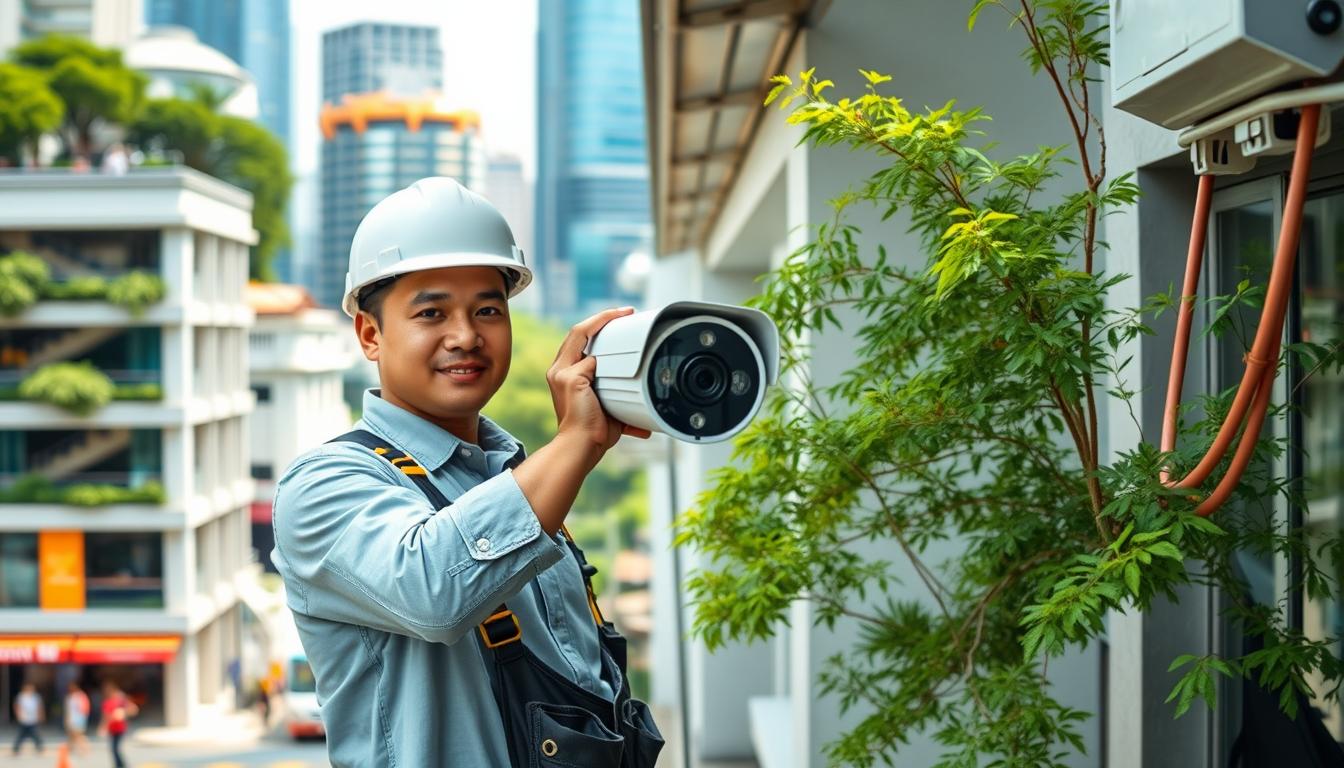 Security camera contractor in Singapore