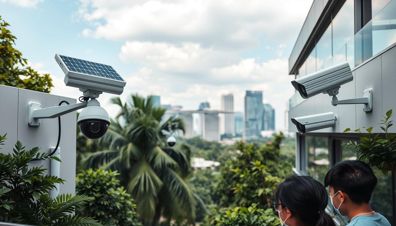 Solar Charged Security Cameras in Singapore