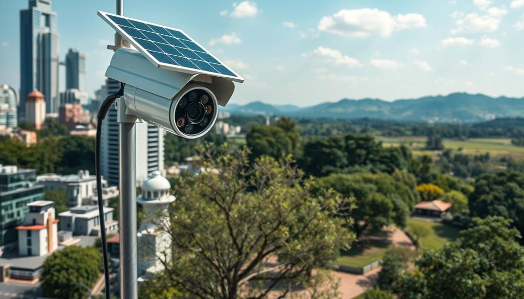 Wireless solar surveillance system applications in various environments