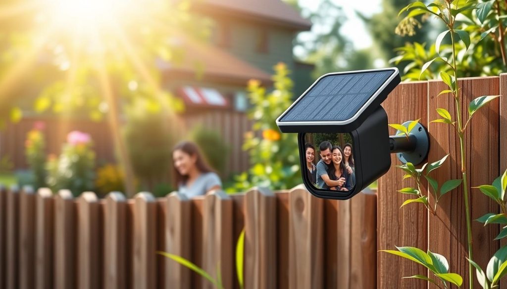affordable solar powered outdoor camera