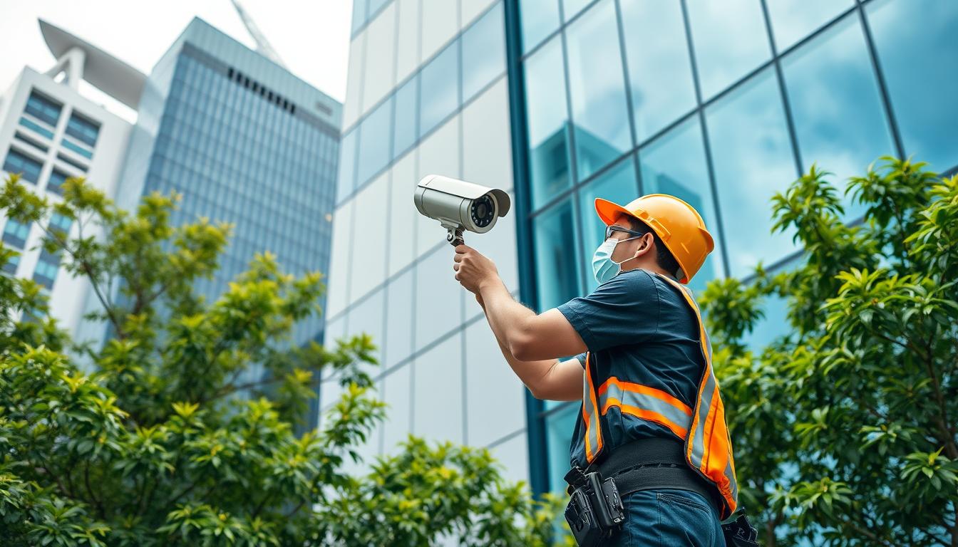 business CCTV installation services in Singapore
