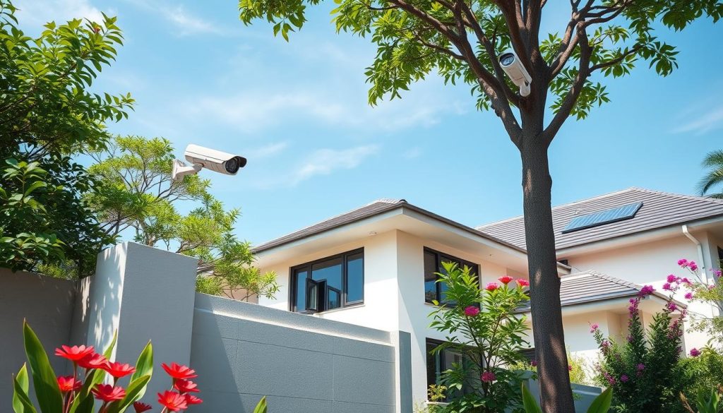 enhancing home security with solar cameras