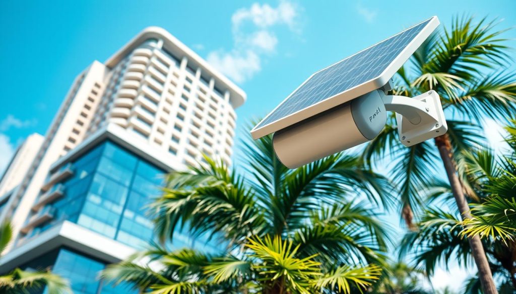 high quality solar security camera