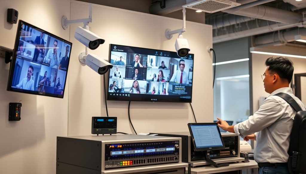 network setup for CCTV