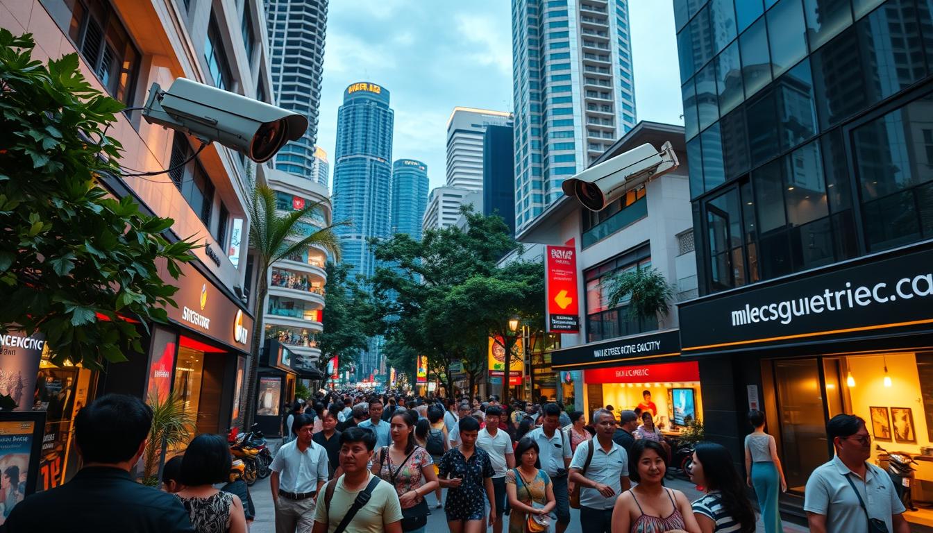 powered security cameras in Singapore