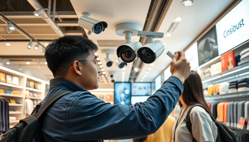 retail security camera installation services in Singapore