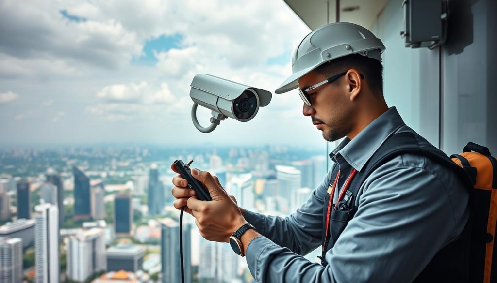 security camera maintenance