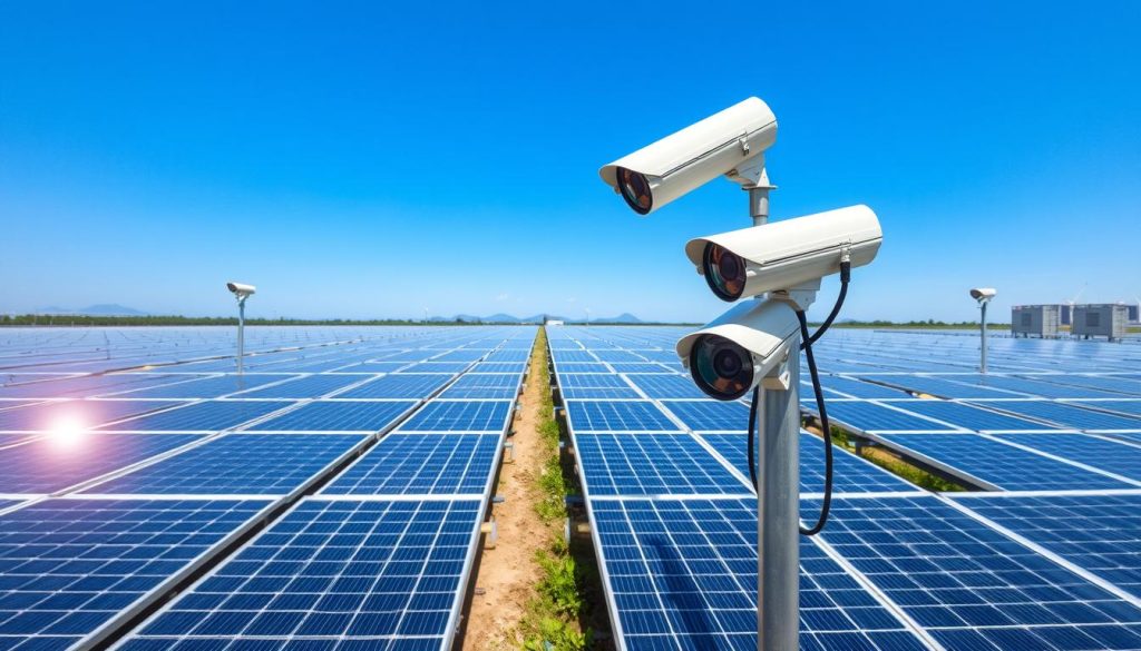 solar farm security camera