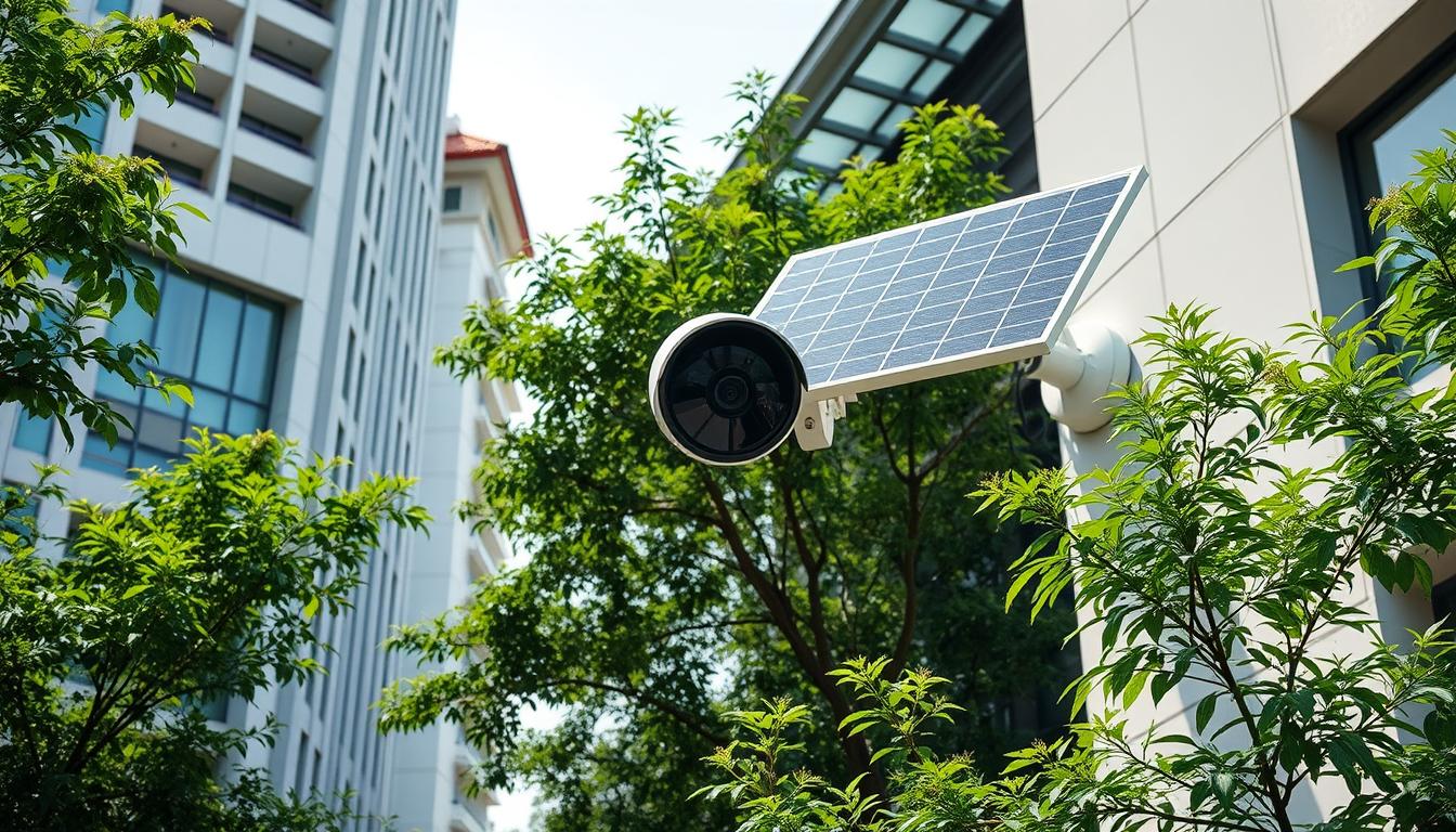 solar powered 4G CCTV camera